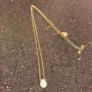 Banana Republic dainty tear drop necklace